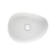 PEBBLE MEDIUM ABOVE COUNTER BASIN RB487 GLOSS WHITE