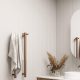 VERTICAL SINGLE HEATED RAIL 240V VSH900HBZ BRUSHED BRONZE