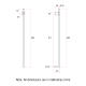 VERTICAL SINGLE HEATED RAIL VTH900BB BRUSHED BRASS