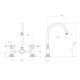 CROMFORD EXPOSED SINK SET 134-1070-12-1 BRUSHED GOLD