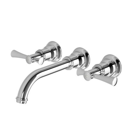 CROMFORD WALL BASIN/BATH TAP SET 134-1126-00-1 CHROME