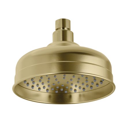 CROMFORD SHOWER ROSE 134-5000-12 BRUSHED GOLD