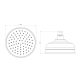 CROMFORD SHOWER ROSE 134-5000-12 BRUSHED GOLD