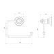 CROMFORD TOILET ROLL HOLDER 134-8200-10 MATTE BLACK