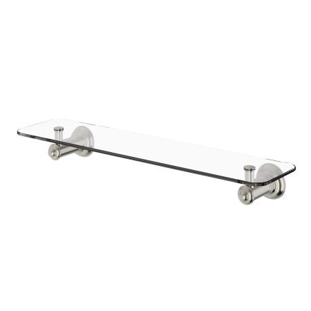 CROMFORD GLASS SHELF 450MM 134-8600-40 BRUSHED NICKEL