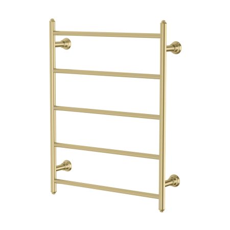 CROMFORD HEATED TOWEL LADDER 550MM x 750MM 134-8750-12 BRUSHED GOLD