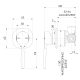 VASK SWITCHMIX SHOWER/WALL MIXER (COMPLETE KIT) 139-2800-31-1 BRUSHED CARBON