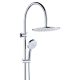 EMPIRE SLIM CURVED TWIN SHOWER 455110 CHROME
