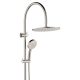 EMPIRE SLIM CURVED TWIN SHOWER 455110BN BRUSHED NICKEL