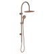 EMPIRE SLIM CURVED TWIN SHOWER 455110CO BRUSHED COPPER