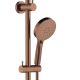 EMPIRE SLIM CURVED TWIN SHOWER 455110CO BRUSHED COPPER