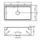 COVE 75 FIRECLAY BUTLER SINK CV75FS WHITE GLOSS