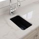 CUISINE 30×46 INSET FINE FIRECLAY SINK CU30FS-MB MATTE BLACK