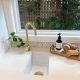 CUISINE 30×46 INSET FINE FIRECLAY SINK CU30FS WHITE GLOSS