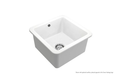 CUISINE 46×46 INSET FINE FIRECLAY SINK CU463FS-MW MATTE WHITE