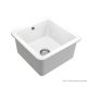 CUISINE 46×46 INSET FINE FIRECLAY SINK CU463FS-MW MATTE WHITE