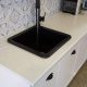 CUISINE 46×46 INSET FINE FIRECLAY SINK CU46FS-MB MATTE BLACK