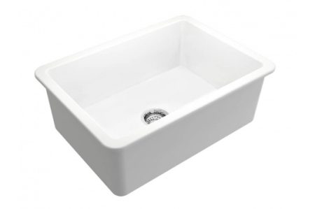 CUISINE 68×48 INSET FINE FIRECLAY SINK CU683FS-MW MATTE WHITE