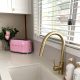 CUISINE 81×48 INSET FINE FIRECLAY SINK CU81FS GLOSS WHITE
