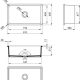 CUISINE 81×48 INSET FINE FIRECLAY SINK CU81FS GLOSS WHITE