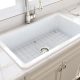 CUISINE 81×48 INSET FINE FIRECLAY SINK CU81FS GLOSS WHITE