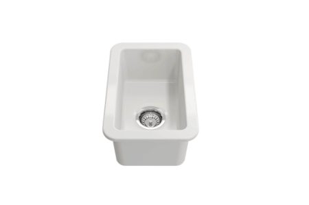 CUISINE 30×46 INSET FINE FIRECLAY SINK CU30FS WHITE GLOSS