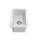 CUISINE 30×46 INSET FINE FIRECLAY SINK CU30FS WHITE GLOSS