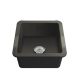 CUISINE 46×46 INSET FINE FIRECLAY SINK CU46FS-MB MATTE BLACK