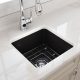 CUISINE 46×46 INSET FINE FIRECLAY SINK CU46FS-MB MATTE BLACK