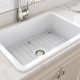 CUISINE 46×46 INSET FINE FIRECLAY SINK CU68FS WHITE GLOSS