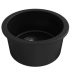 CUISINE ROUND 47 INSET FINE FIRECLAY SINK CUR47FS-MB MATTE BLACK