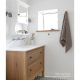 CROMFORD WALL BASIN/BATH TAP SET 134-1126-40-1 BRUSHED NICKEL