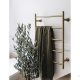 CROMFORD HEATED TOWEL LADDER 550MM x 750MM 134-8750-12 BRUSHED GOLD