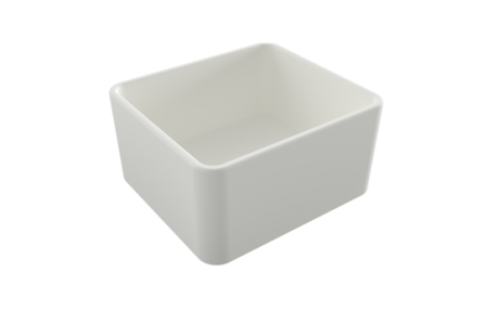 NOVI 50×46 FINE FIRECLAY FARMHOUSE BUTLER SINK NO503FS-MW MATTE WHITE
