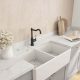 NOVI 85×46 FINE FIRECLAY DOUBLE BOWL BUTLER SINK NO853FS-MW MATTE WHITE