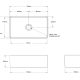 NOVI 75×46 FINE FIRECLAY BUTLER SINK NO75FS WHITE GLOSS