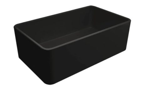 NOVI 75×46 FINE FIRECLAY BUTLER SINK NO75FS-MB MATTE BLACK