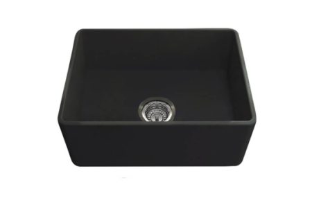 NOVI 60×46 FINE FIRECLAY BUTLER SINK NO60FS-MB MATTE BLACK