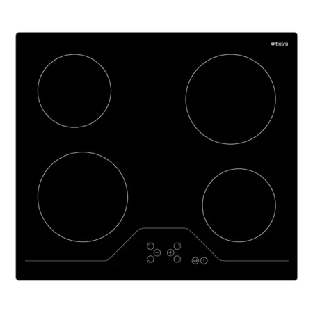 60CM 4 ZONE CERAMIC COOKTOP TCT65VE BLACK GLASS