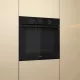 60CM MULTIFUNCTION OVEN WITH SMART CLEAN W4OMK38HU0BA BLACK/GLASS