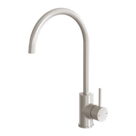 PINA SINK MIXER WITH 200MM GOOSENECK 153-7330-40-1 BRUSHED NICKEL