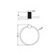 OPAL TOWEL RING NR2580ABG BRUSHED GOLD