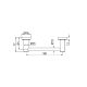 MECCA HAND TOWEL RAIL NR1980ABZ BRUSHED BRONZE