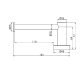 MECCA TOILET ROLL HOLDER NR1986BZ BRUSHED BRONZE