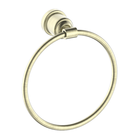 YORK TOWEL RING NR6980AB AGED BRASS