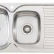 1 3/4 BOWL & DRAINER INSET SINK LEFT HAND BOWL PS11 S/STEEL