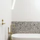 ROUND PINLESS FREESTANDING BATH SPOUT AND HAND SHOWER MB09PN-PVDBB TIGER BRONZE