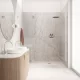 HIGH RISE SHOWER ARM MA11-PVDBN BRUSHED NICKEL