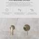 ROUND GOOSENECK HIGH RISE SWIVEL HOB SPOUT MS08-PVDBN BRUSHED NICKEL