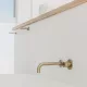 ROUND WALL MIXER PINLESS HANDLE TRIM KIT ONLY MW03PN-FIN-PVDBB TIGER BRONZE